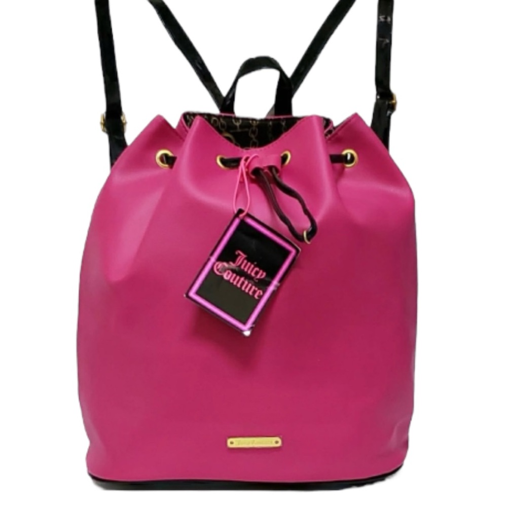 🎀 Juicy Couture Mini Convertible Backpack – Soft Pink & Chic! 💖